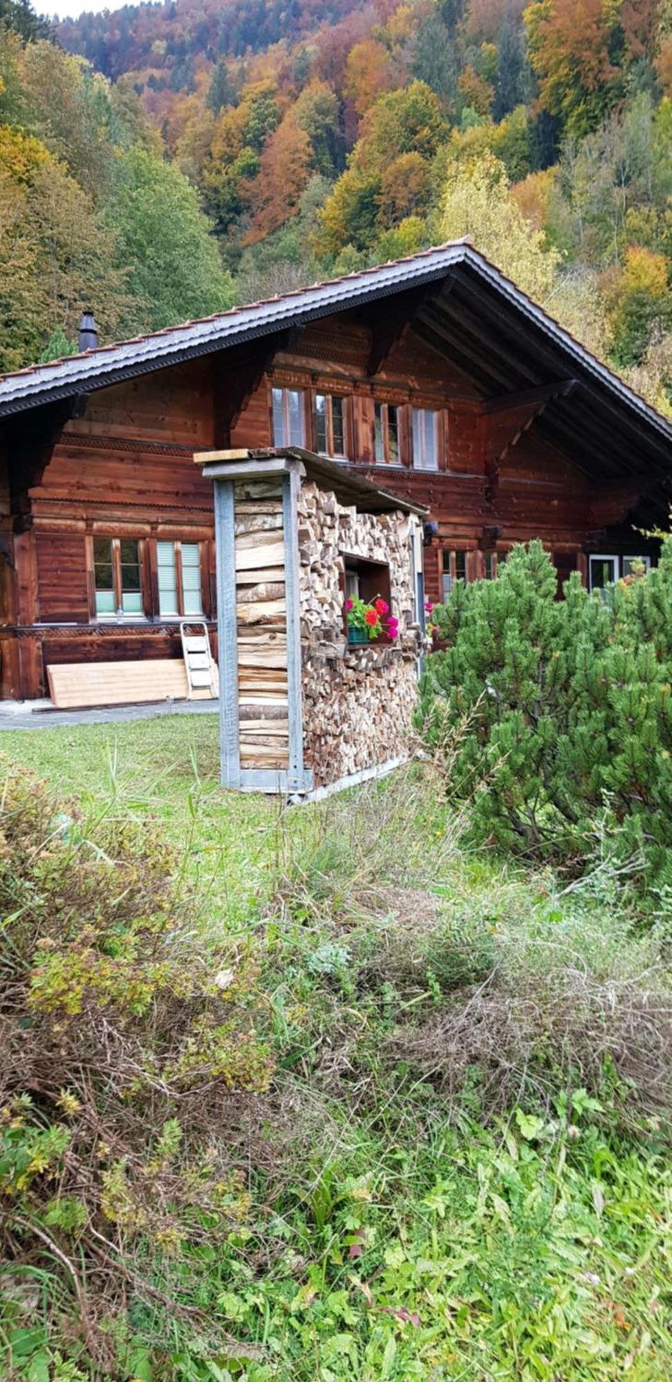 Gemuetliche Fewo Mit Sauna Inmitten Der Berge 迈林根 外观 照片